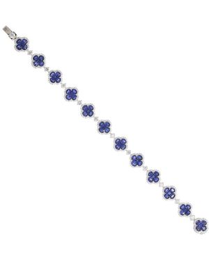 Gregg Ruth 18K 14.61 Ct. Tw. Diamond & Sapphire Bracelet - Blue