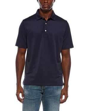 J.McLaughlin Peak Polo Knit Top - Blue