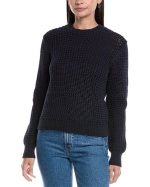 Theory Rickrack Stitch Jumper - Blue
