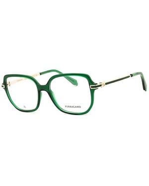 Ferragamo Salvatore 53Mm Optical Frames - Green