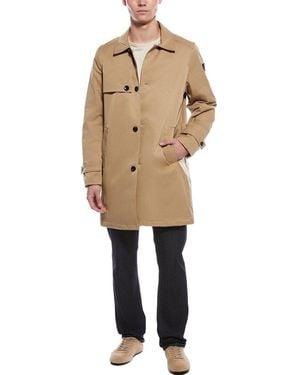 HUNTER Austin Twill Trench Coat - Natural