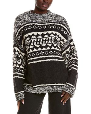 Free People Dani Pattern Jumper - Black
