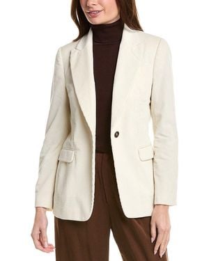 Brunello Cucinelli Cashmere-Blend Jacket - Natural