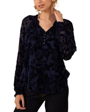 Hale Bob V-Neck Top - Black