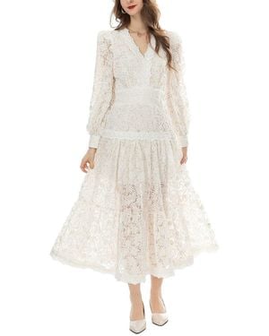 LIONELLO SALVI Midi Dress - White