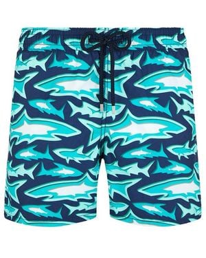 Vilebrequin 3D Classic Short - Blue