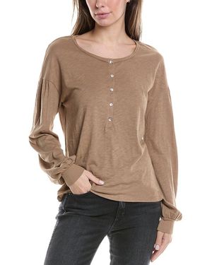 Michael Stars Chrissy Henley Top - Natural