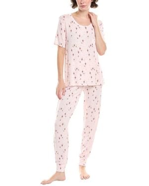 Honeydew Intimates 2Pc Good Times Pyjama Set - Pink