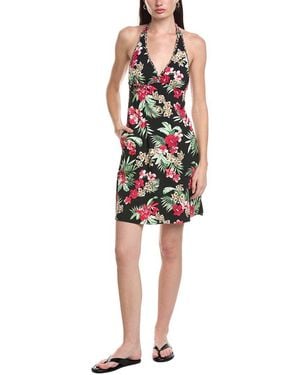 Tommy Bahama Lily Cat Halter Spa Dress - Black