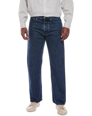 Palm Angels Straight Medium Wash Jean - Blue