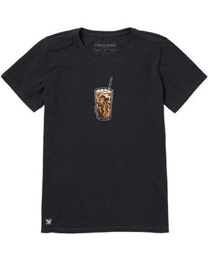 Life Is Good. Crusher T-Shirt - Black