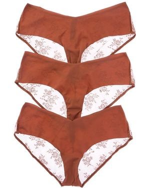 Journelle 3Pk Romy Jolie Hipster - Red