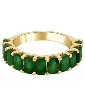 Sabrina Designs 14K 2.83 Ct. Tw. Diamond & Emerald Ring - Green