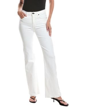 ASKK NY High Rise Kick Straight Leg Jean - White