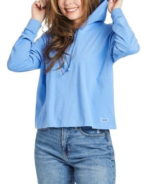 Life Is Good. Boxy Hoodie - Blue
