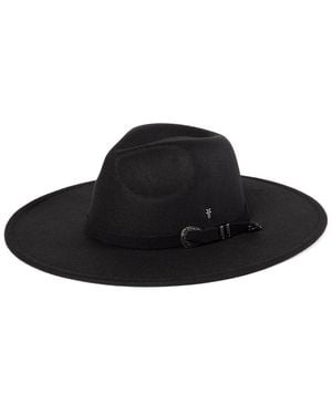 Frye Pinch Crown Fedora - Black