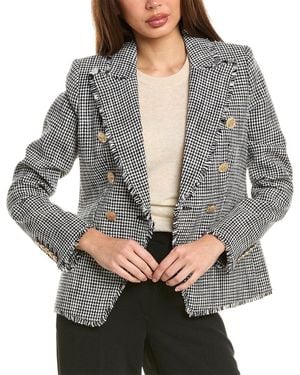 Tahari Tweed Blazer - Grey