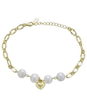 Belpearl Silver Pearl Bracelet - Metallic