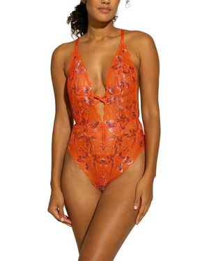 Cosabella Paradiso Plunge Teddy - Orange