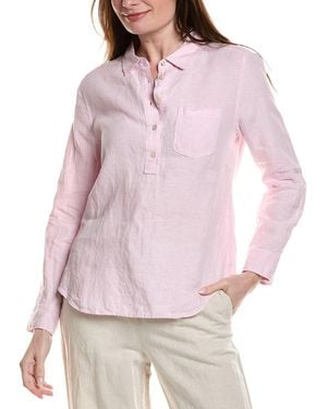 Tommy Bahama Coastalina Linen Popover Shirt - Pink