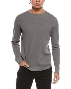 Vince Thermal Crewneck Shirt - Gray