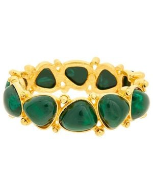 Kenneth Jay Lane 22K Plated Bangle Bracelet - Yellow