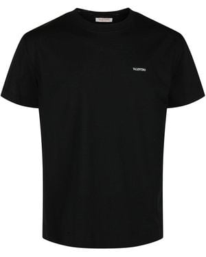 Valentino Loose-Fit Jersey T-Shirt - Black