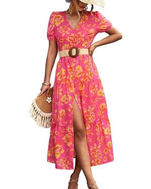 DELI S Deli.s Midi Dress - Red