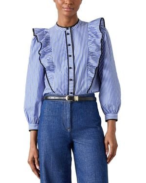 LK Bennett Lucan Blouse - Blue