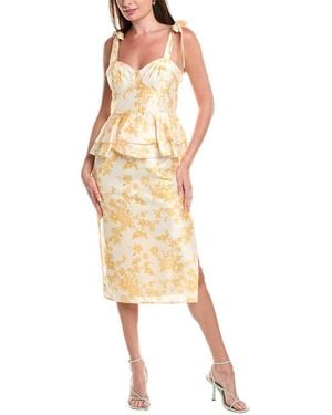 Hutch Sleeveless Casa Midi Dress - Metallic