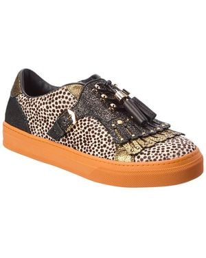 Tod's Haircalf & Leather Sneaker - White