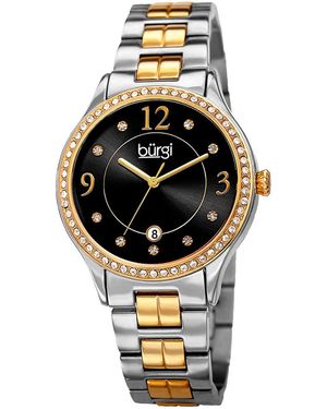 Burgi Burgi Stainless Steel Watch - Metallic