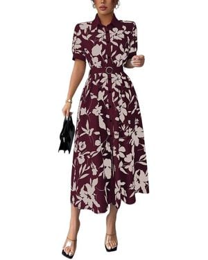 XIRELLI Shirt Dress - Red