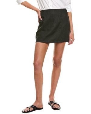 Femme Society Linen Skirt - Black
