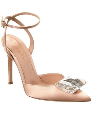 Gianvito Rossi 105 Satin Pump - Pink