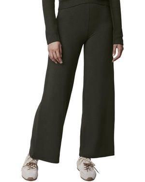 Splendid Everywhere Lyr Wide Leg Sweater Pant - Black