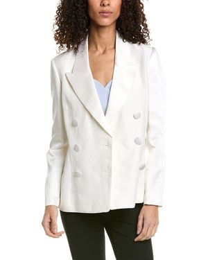 Ted Baker Linen-Blend Jacket - White