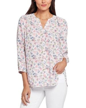 NYDJ Pintuck Blouse - White