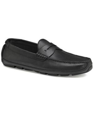 Johnston & Murphy Damon Penny Leather Loafer - Black