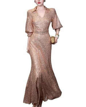 Olivia Taylor Gown - Brown