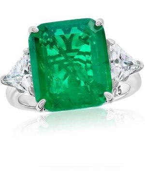 Suzy Levian CZ Jewelry Suzy Levian Gala Collection Cz Cocktail Ring - Green