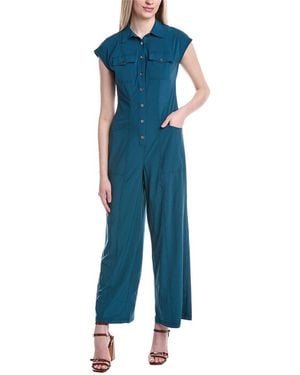 XCVI Solid Jumpsuit - Blue