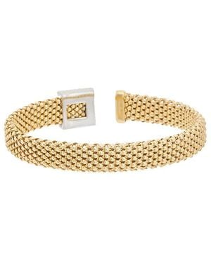 Meshmerise Mesh 0.25 Ct. Tw. Diamond Bangle Bracelet - Metallic