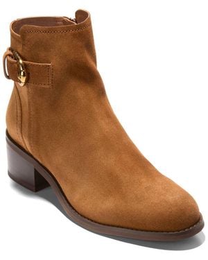 Cole Haan Hanover Suede Bootie - Brown