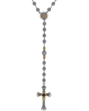 Konstantino Kleos 18k & Silver Gemstone Pearl Necklace - White