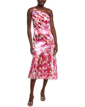 IPPONELLI Satin Midi Dress - Red
