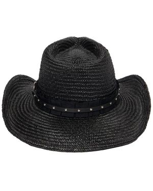 San Diego Hat Cowboy Pinch Hat - Black