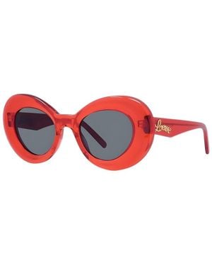 Loewe 47Mm Sunglasses - Red