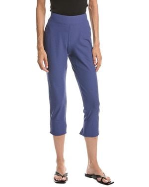 Eileen Fisher Petite Slim Crop Pant - Blue