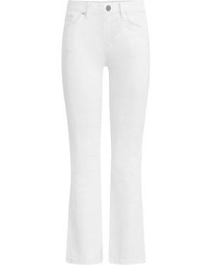 Hudson Jeans Nico Mid-Rise Boot Crop (Petite) Jean - White